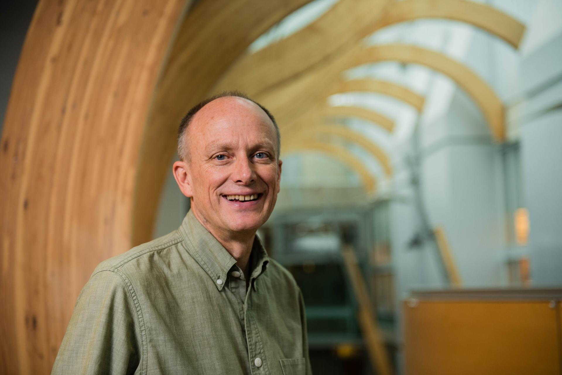 Headshot of Dr. Brett Finlay, a professor at UBC’s Michael Smith Laboratories, Department of Microbiology and Immunology, and Department of Biochemistry and Molecular Biology