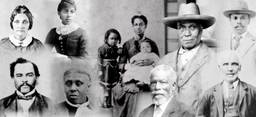 Archival portraits of a number of BC's black pioneers who arrived on Vancouver Island from San Francisco in 1858.